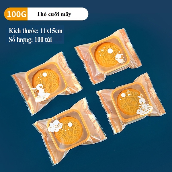 100 Túi Đựng Bánh Trung Thu, Bao Bì Đựng Trà Nhiều Kích Thước, Họa Tiết Đẹp - VUA BAO BÌ