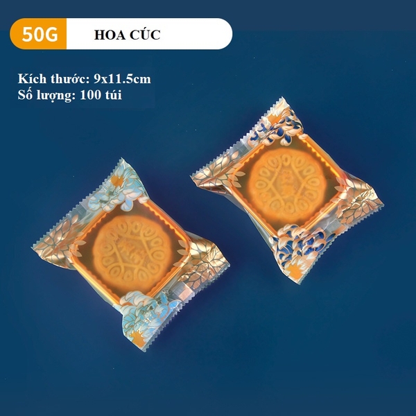 100 Túi Đựng Bánh Trung Thu, Bao Bì Đựng Trà Nhiều Kích Thước, Họa Tiết Đẹp - VUA BAO BÌ