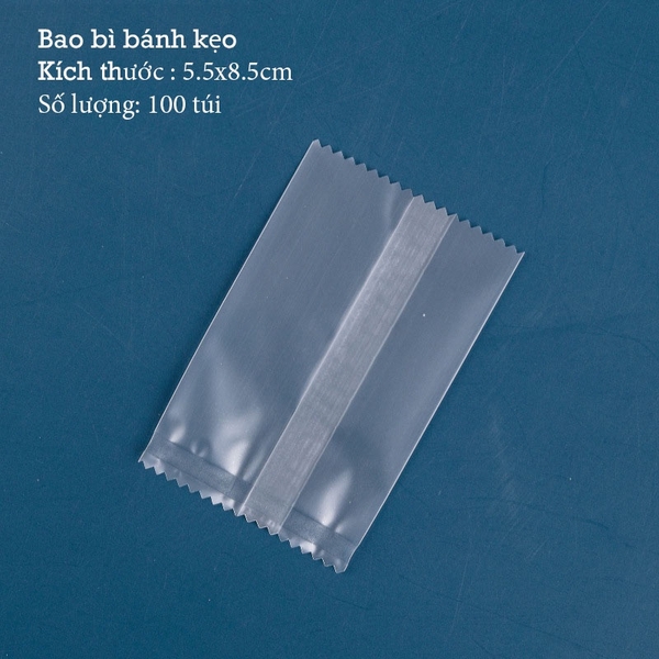 Bao bì đựng kẹo,200 Túi Bao Bì/ Túi OPP Mờ, Hàn Miệng
