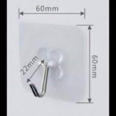 COMBO 10 Móc dán tường trong suốt, chịu lực tốt, móc treo đồ - HVL TEA