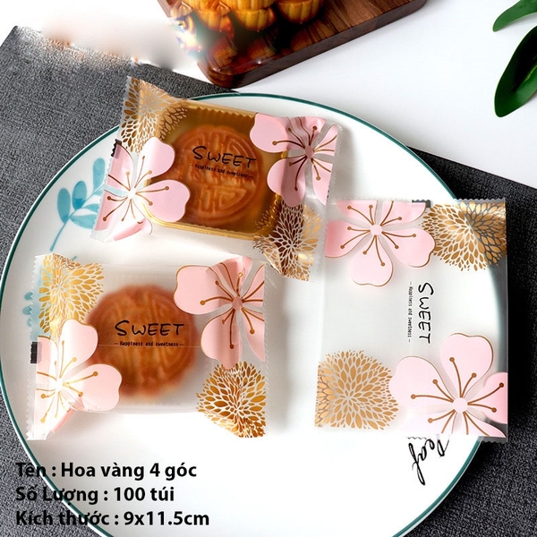 100 Túi Đựng Bánh Trung Thu, Bao Bì Đựng Trà Nhiều Kích Thước, Họa Tiết Đẹp - VUA BAO BÌ