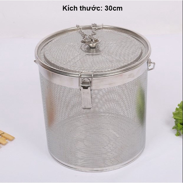 Bộ lọc gia vị inox 304 cao cấp, dùng trong nồi lẩu, lọc trà, hầm xương - HVL