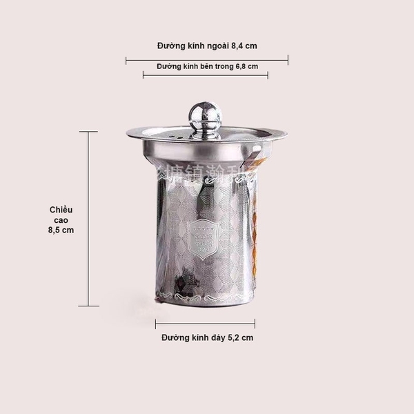 Bộ lọc trà bằng Inox 304 chuyên dụng cho ấm pha trà - HVL