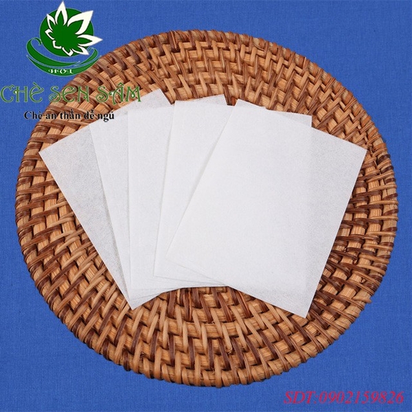 Combo 100 Túi Lọc Trà, Thảo Dược, Cà Phê, Giấy Không Dây Hàn Nhiệt - HVL