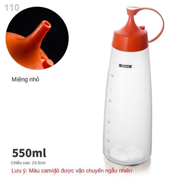 Chai bóp nước sốt thực phẩm cấp nhà bếp, chai gia vị cà chua sốt - HVL TEA