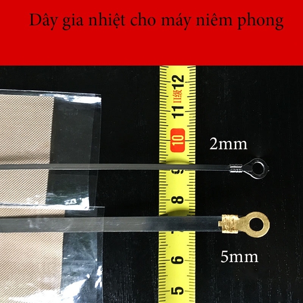Dây nhiệt máy hàn miệng túi, dán miệng túi dập tay SY 200, SY 300 - HVL TEA