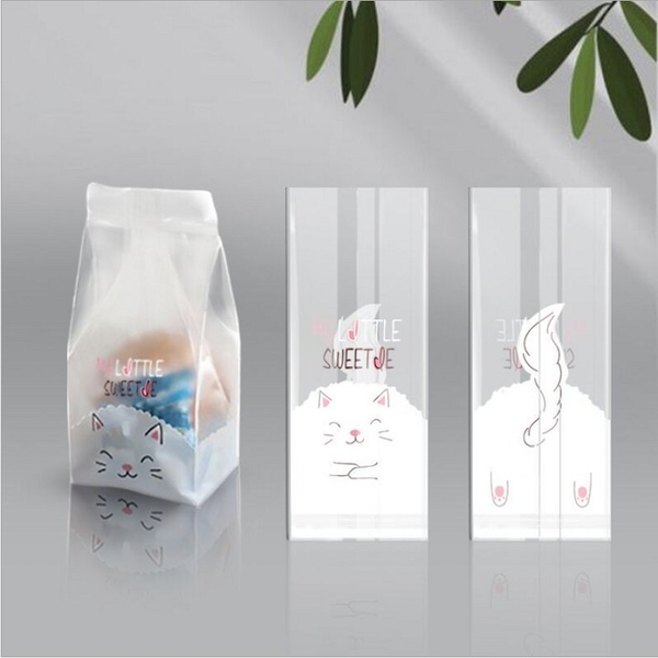 Túi đựng bánh quy trong suốt, túi đựng snack bánh dứa (50 túi/sp)- VUA BAO BI