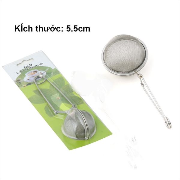 Kẹp lọc trà inox có tay cầm, không gỉ, không độc hại, dụng cụ lọc iox - HVL TEA