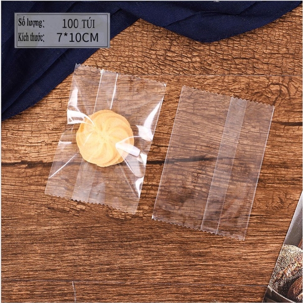 Bao bì đựng kẹo,200 Túi Bao Bì/ Túi OPP Mờ, Hàn Miệng