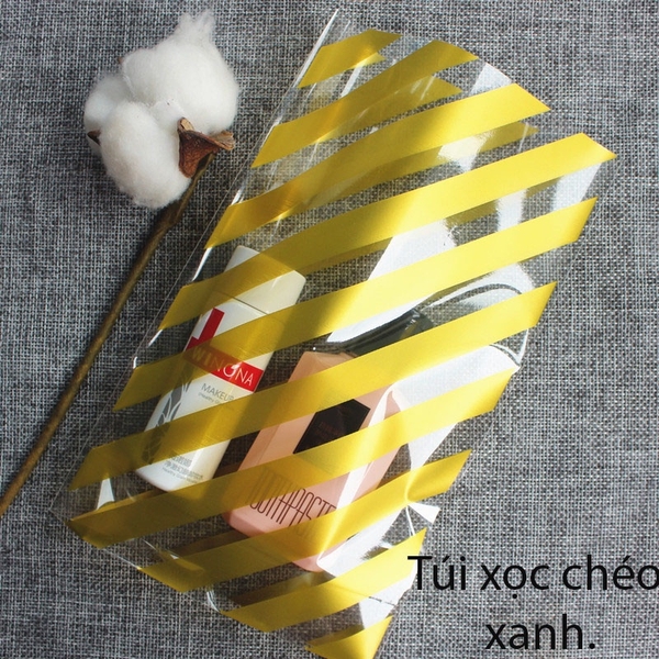 Túi đựng bánh kẹo, bao bì trang trí quà tặng, 100 túi/sp,  kích thước 13*21*4.5 - VUA BAO BÌ