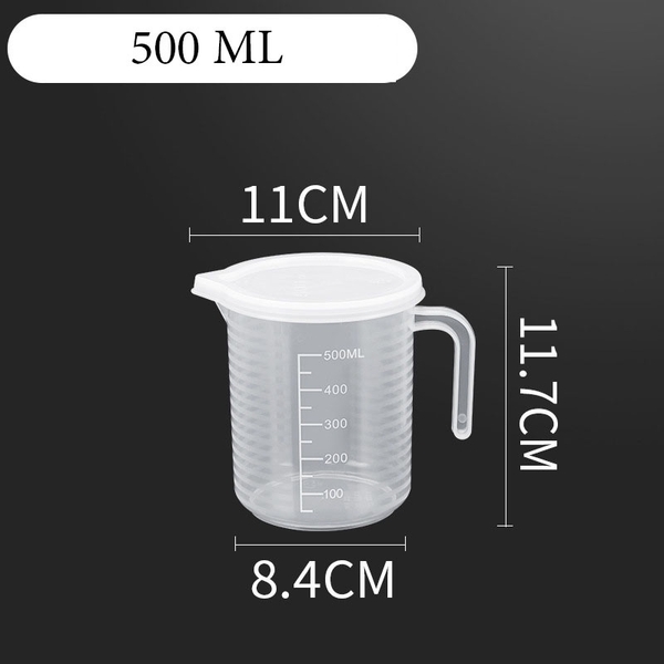 Cốc Đong, Ca Đong Định Lượng Pha Chế Bằng Nhựa Trong Suốt Vạch Chia - HVL TEA