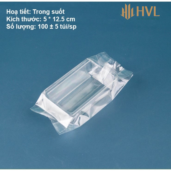 100 Túi đựng bánh dứa, khay bánh dứa, túi đựng bánh kẹo hàn miệng túi - VUA BAO BÌ