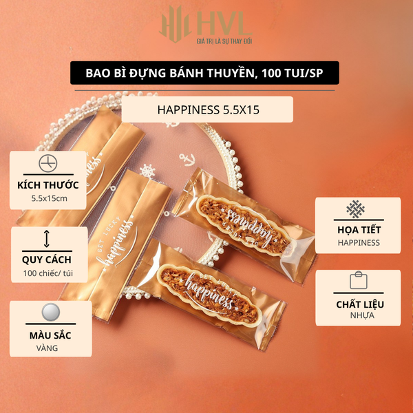 Túi Đựng Bánh Kẹo, Bao Bì Đựng Bánh Kẹo Thuyền Hàn Nhiệt 100 túi/sp - VUA BAO BÌ