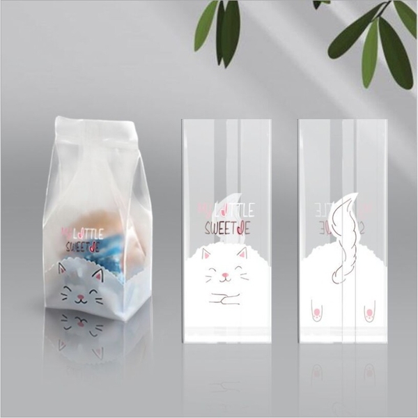 Túi đựng bánh quy trong suốt, túi đựng snack bánh dứa (50 túi/sp)- VUA BAO BI