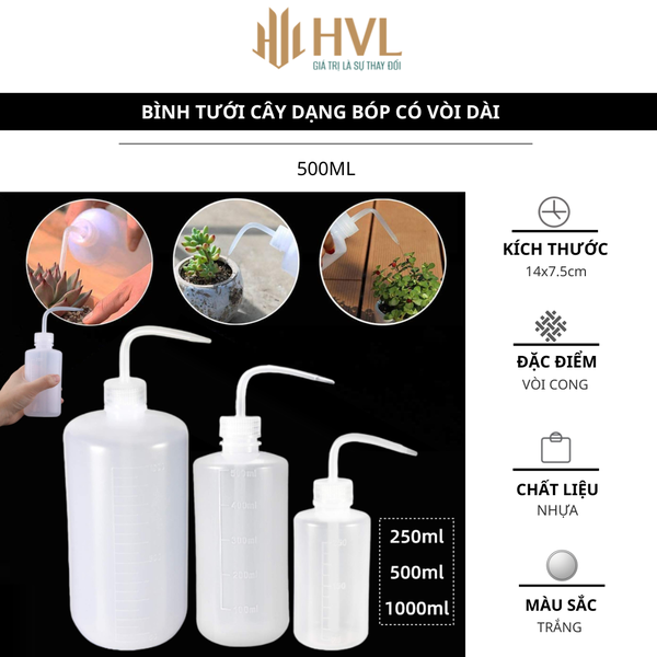 Bình Tưới Cây Vòi Dài Super Farmer – Bình Tưới Sen Đá Chính Xác Cao