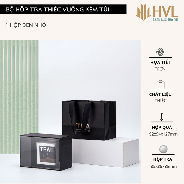 Bộ Hộp Trà Quà Tặng HT89 - Đa Dạng Kích Thước, Màu Sắc | HVL