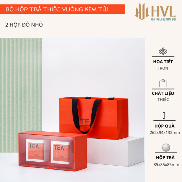 Bộ Hộp Trà Quà Tặng HT89 - Đa Dạng Kích Thước, Màu Sắc | HVL