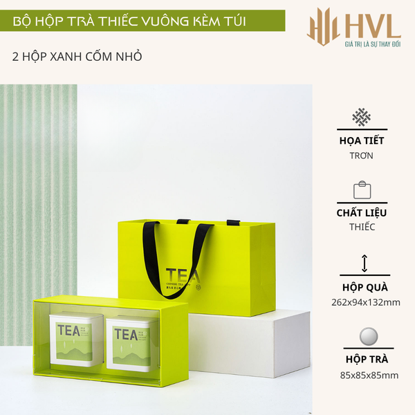 Bộ Hộp Trà Quà Tặng HT89 - Đa Dạng Kích Thước, Màu Sắc | HVL