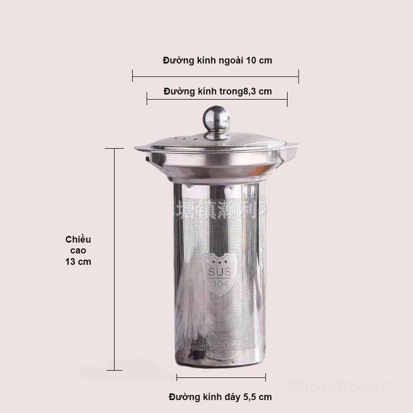 Bộ lọc trà bằng Inox 304 chuyên dụng cho ấm pha trà - HVL