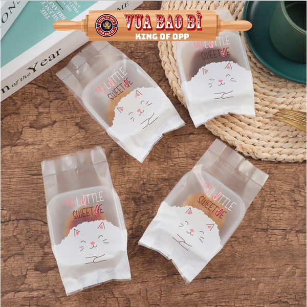 Túi đựng bánh quy trong suốt, túi đựng snack bánh dứa (50 túi/sp)- VUA BAO BI