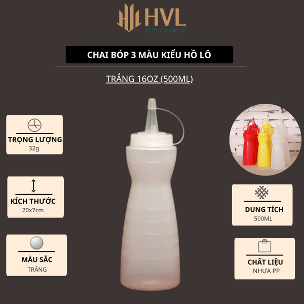 Chai bóp 3 màu kiểu hồ lô
