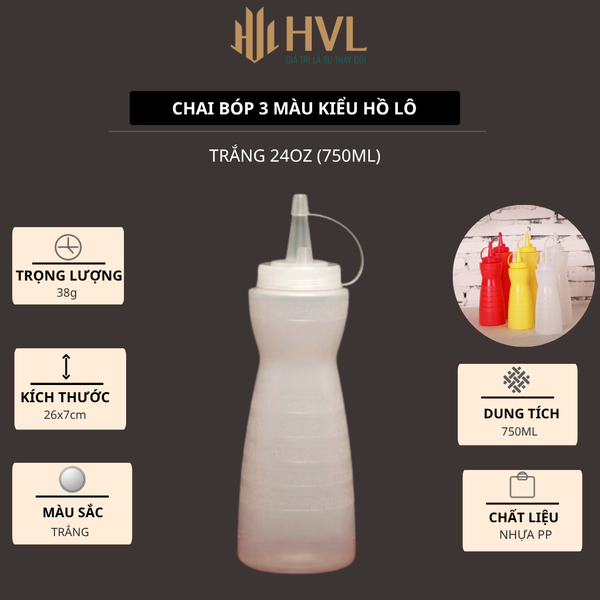 Chai bóp 3 màu kiểu hồ lô