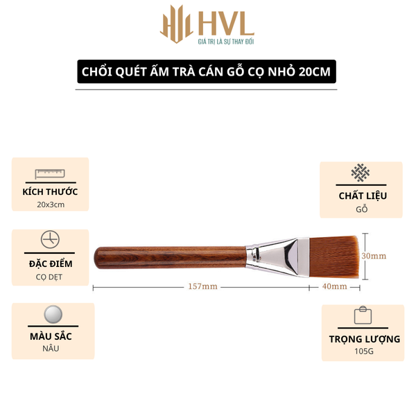 Chổi quét ấm trà