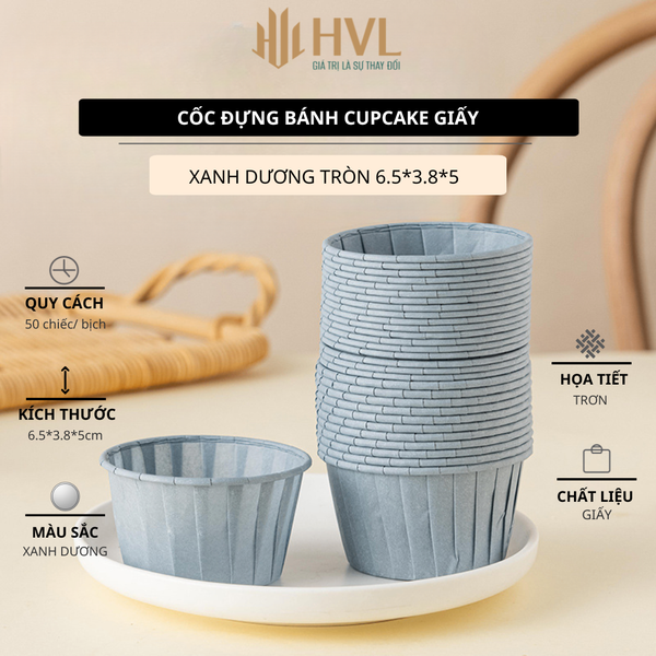 Cốc đựng bánh cupcake giấy