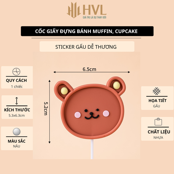 Cốc đựng bánh cupcake giấy