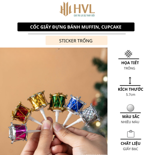 Cốc đựng bánh cupcake giấy