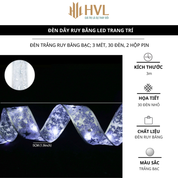 Đèn dây ruy băng LED trang trí