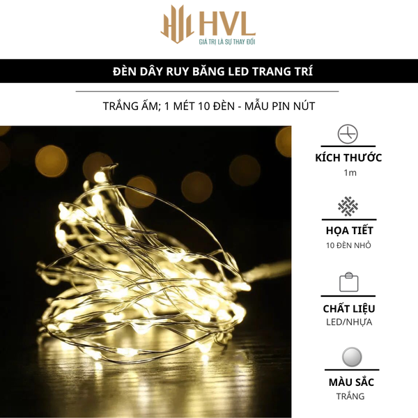 Đèn dây ruy băng LED trang trí