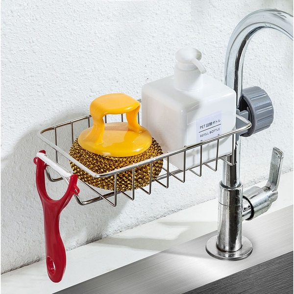 Giá treo bồn rửa bát inox 304, không rỉ sét, dễ lắp đặt, kệ để đồ bếp, HVL TEA