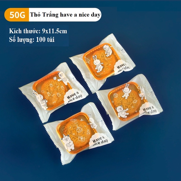 100 Túi Đựng Bánh Trung Thu, Bao Bì Đựng Trà Nhiều Kích Thước, Họa Tiết Đẹp - VUA BAO BÌ