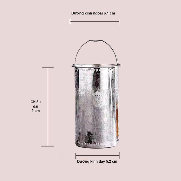 Bộ lọc trà bằng Inox 304 chuyên dụng cho ấm pha trà - HVL