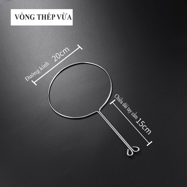 Vợt lọc trà vải, quai inox, nhiều kích thước, vợt lọc màu cà phê, HVL TEA