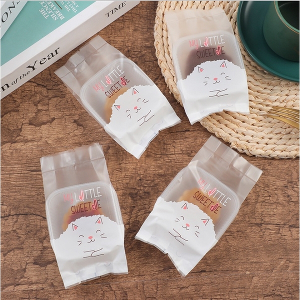 Túi đựng bánh quy trong suốt, túi đựng snack bánh dứa (50 túi/sp)- VUA BAO BI