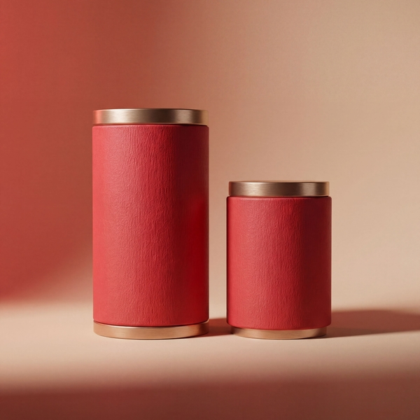 Hộp Trà Giấy Trụ Tròn Nắp Thiếc HT68 HVL- Thiết Kế Eco Cao Cấp