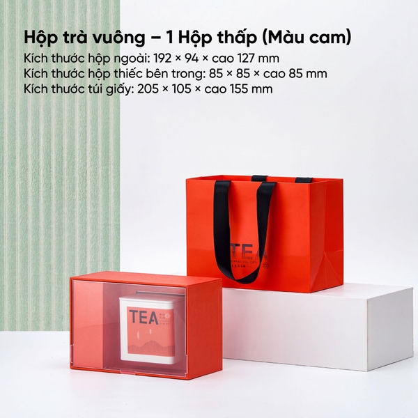 Bộ Hộp Trà Quà Tặng HT89 - Đa Dạng Kích Thước, Màu Sắc | HVL