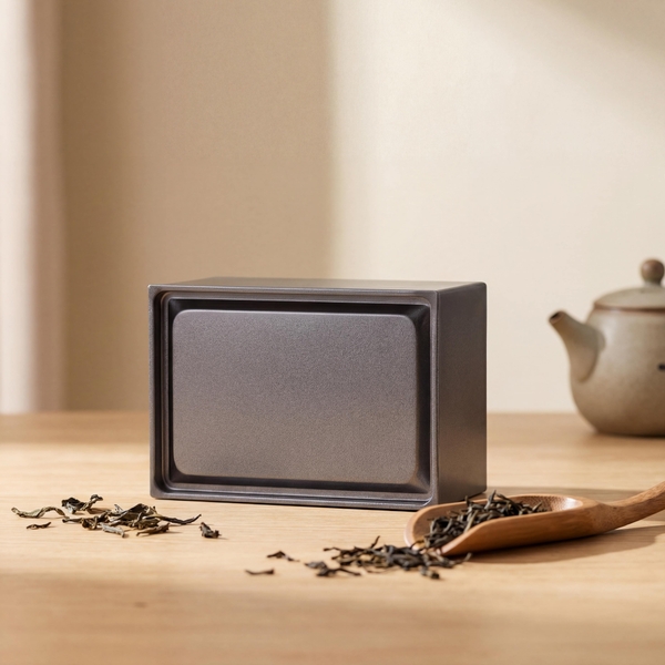 Hộp Trà Thiếc Hình Chữ Nhật Vuông Góc HVL HT92 Đựng Trà, Mứt, Đồ khô,...