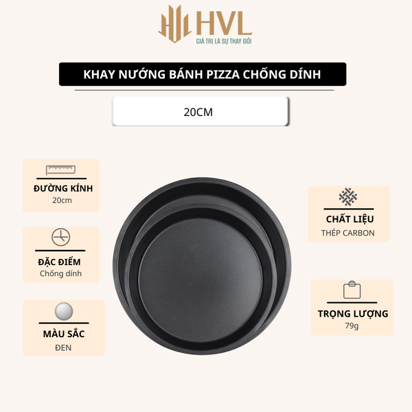 Khay nướng bánh pizza chống dính
