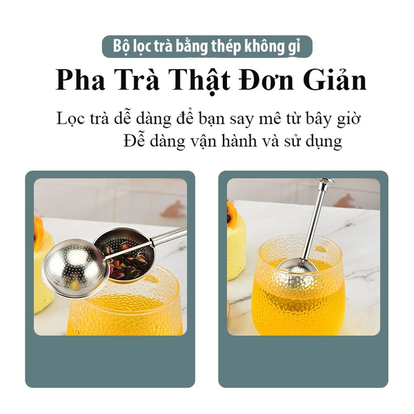 Dụng Cụ Lọc Trà Inox 304 Nhiều Hình Dáng - HVL