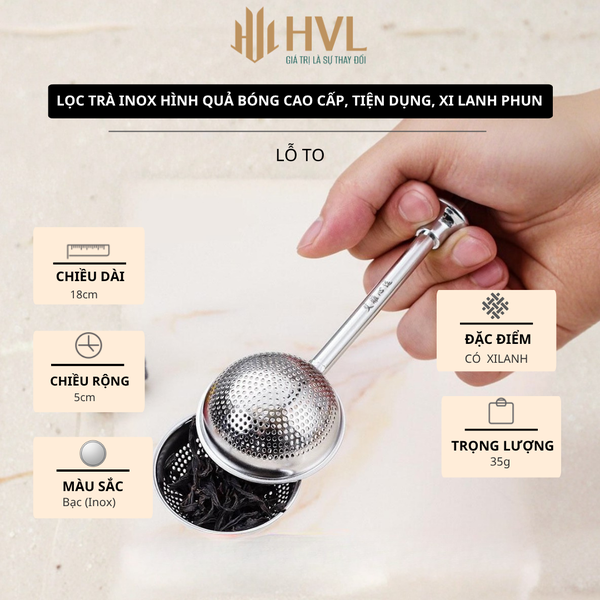 Dụng Cụ Lọc Trà Inox 304 Nhiều Hình Dáng - HVL