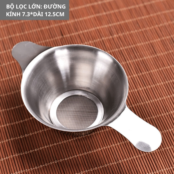 Lọc trà mỏ vịt inox lưới mịn có tay cầm tiện dụng - HVL