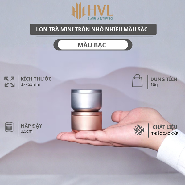 Bộ hộp trà 2 hũ trà hoạ tiết Đôi Chim và Hoa Đào Trắng