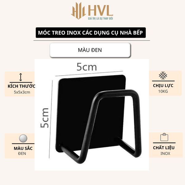 Móc treo inox các dụng cụ nhà bếp
