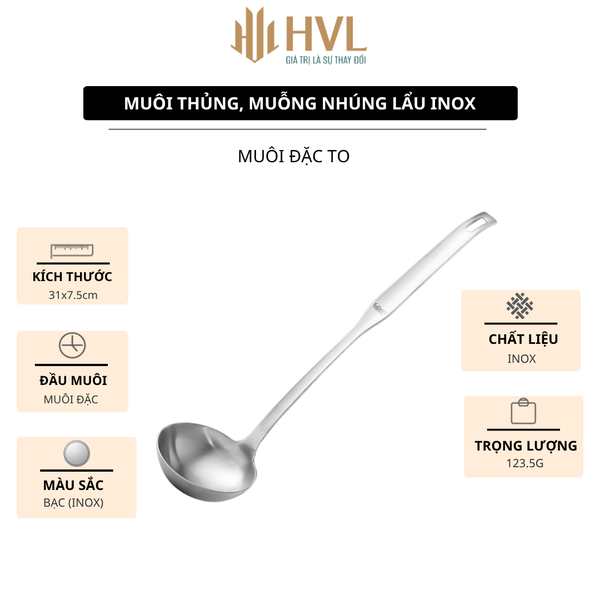 Muôi thủng, muỗng nhúng lẩu inox