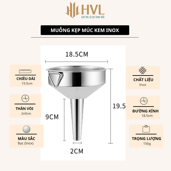 Muôi inox 304