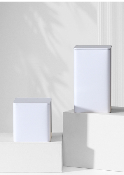 Hộp Đựng Trà Vuông Ánh Nhũ Cao Cấp HVL - Hũ Thiếc Sang Trọng 2026