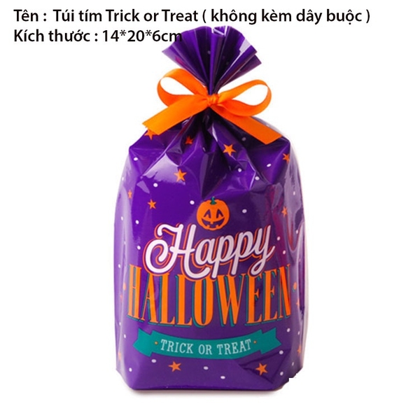 Túi đựng bánh/kẹo, bao bì quà tặng chủ đề Halloween